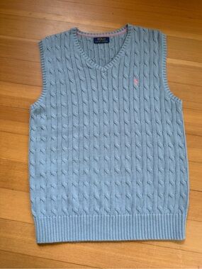 Polo by Ralph Lauren Cable-Knit Cotton Sweater Vest